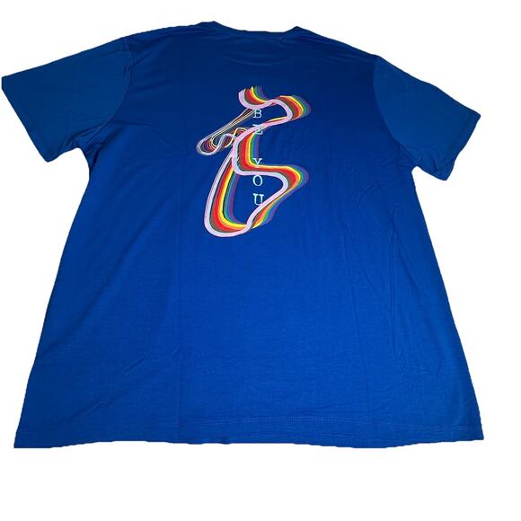 Curations X Ty Mayberry Unisex Blue Retro Cassette LGBTQ Pride Proud Size XL NWT - Picture 4 of 7